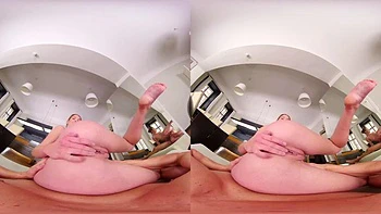 Vr180sbs: Blowjob, Cowgirl  Blonde Porn videos