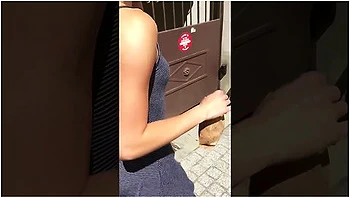 Walking And Flashing In The Streets - Sexy Girlfriend - Leo Lulu videos