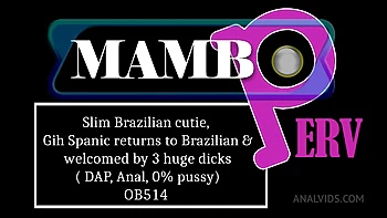 Slim Brazilian Cutie, Gih Spanic Returns To Brazilian & Welcomed videos