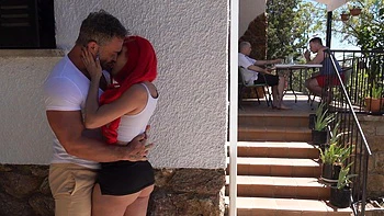 Niky Rabbit gets her big fake boobs creampied after cheating videos