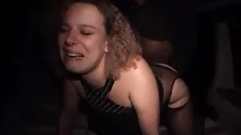 White woman get fucked by a black man: Blowjob, Doggy  Big Tits Porn videos