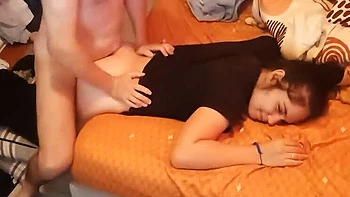 Stepdad Fucks My Teen Pussy and Cums Inside for You videos