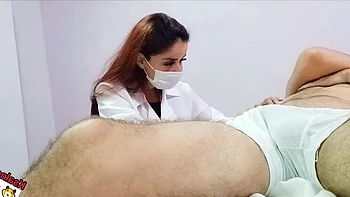 Nurse Handjob For Patient's Erection - Redhead In Uniform POV videos