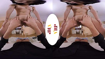 746858373363: Cowgirl, Brunette  Asian VR Porn videos