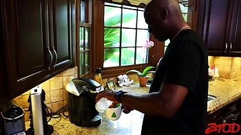 Mischa is sucking some black dick: Blowjob, Doggy  Cowgirl Porn videos