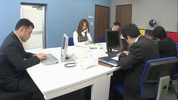 Japanese secretary get fucked from all meeting members, full uncensored JAV movie videos