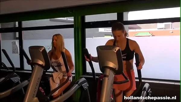 Dutch clown visits the gym for sex videos