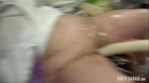 DIRTY SARAH - Fisting & Squirting With Huge Salami videos
