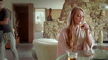 The girl with long blond hair fucks with a black man’s huge cock videos