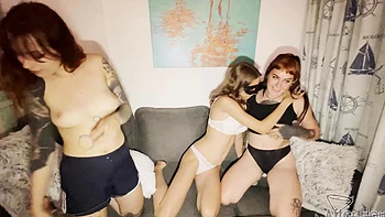 Two sexy lesbians Cherri and Brilla playing with each other’s pussies videos