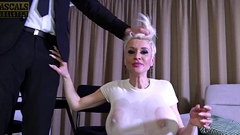 Tanya Virago, the busty blonde milf, gets her ass pounded hard in a rough session. videos