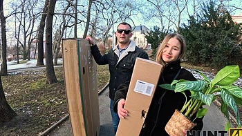 The guy earns money by watching his blond wife getting fucked by another man. videos