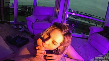 A hot tattoo couple has sex, with a blowjob and more videos