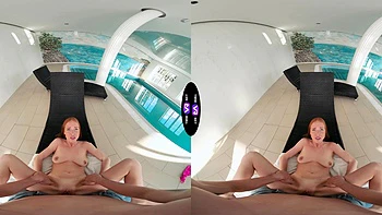 A beautiful sex session of the couple with a red-haired beauty Holly Molly videos