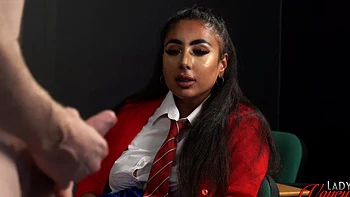 College girl Kandi Baby gets punished by her strict teacher videos