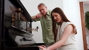 Margo Von Teese is having fun with her teacher in a steamy class. videos