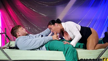 Michael Fly and Christina Santes try reverse cowgirl and doggy style sex videos