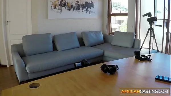 Hot Ebony Babe Shows her Sloppy Blowjob Skills For 2nd Casting videos