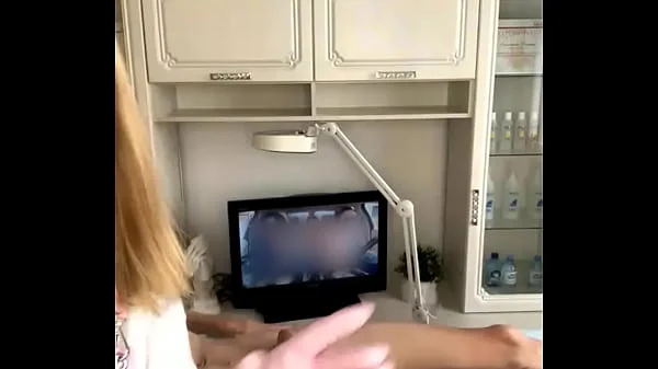 Deep Bikini Waxing, to a Dude with a Big Dick, the Client could Barely Stand It. videos