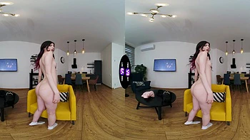 Luna Lynx rides cock in reverse cowgirl with long hair videos