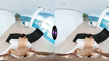 Glam Vixi Rafi rides cock in stunning vr quality videos