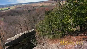 Mr Xes And Delilah Daughtley In Busted! Freeuse Redhead Caught During Public Deepthroat And Outdoor Fucking On A Cliff videos