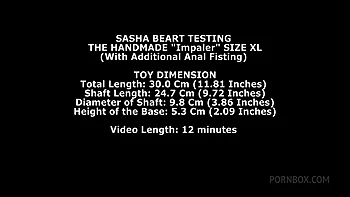 Sasha Beart Testing The Handmade Dolphin Size XL (With Additional videos
