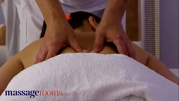 Massage Rooms Big natural tits teen Mia Rose intimate sex with experienced lover videos