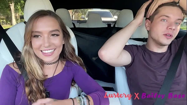 Sexy Teen Fucking on Road Trip Pulls over for a Facial - Lustery videos