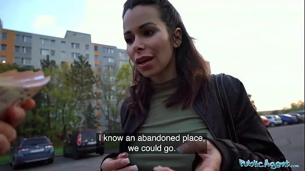 Public Agent Stunning brunette with fantastic tits fucks a stranger to pay a fine videos