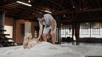 Cute couple Kayden Kross and Manuel Ferrara enjoy passionate sex videos