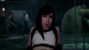 Final Fantasy Vii, Lana Rain And Tifa Lockhart - Hentai Battle Rebirth videos