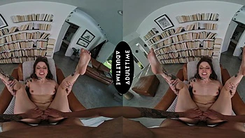 The tattooed beauty Vanessa Vega is training with her ninja master Oliver Davis videos