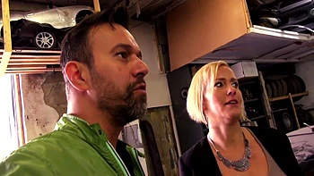 Dieter Von Stein And Titus Steel In Facial Ending For The Big Boobed Blonde Milf After Sex On The Car videos