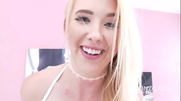 Triple Cock Sucker Samantha Rone Destroyed in Rough Double Anal videos