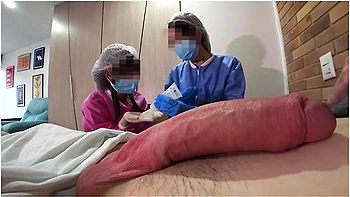 Two Nurses Decided To Try Out My New Dick In Practice videos