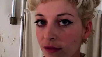 Cute blonde gets her pussy teased videos