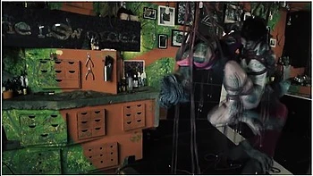 Shibari Fun - Cute Dreadlocks Girls Anuskatzz + Valkyriz Getting Tied Up Bondage Bdsm videos