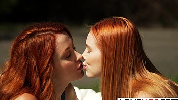 Lesbian Couple Cherry Candle And Leya DeSantis Slurping Their Feet videos