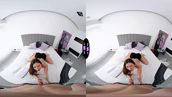 Sakura Hell rides a big cock in vr videos