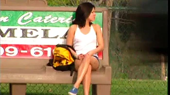 Brunette sucks and fucks with bartender videos