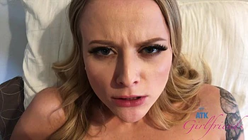 Blonde chick gets fucked in missionary position - Paris White videos