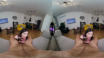 Brunette beauty Luna Lynx rides cock in sexy lingerie videos