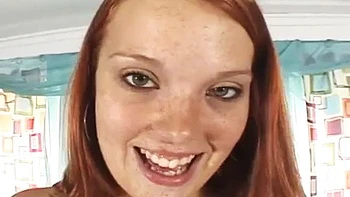 Redhead busty chick gives a handjob: Blowjob, Cowgirl  Missonary Porn videos