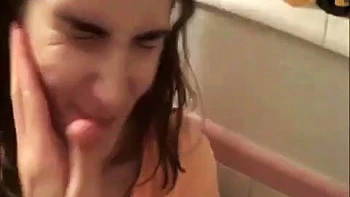 Busty brunette teen makes her stepdad: Cowgirl, Amateur  Handjob Porn videos