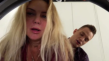 Blonde milf Alla Peek in sexy stockings and lingerie videos