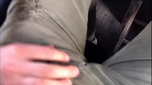 Brunette Public Blowjob and Cum in Mouth in Public Transport videos