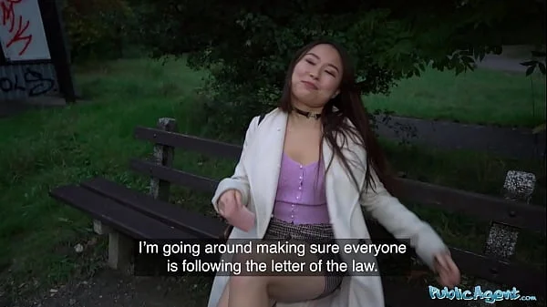 Public Agent Cheeky Asian wants to pay to fuck his massive fat cock videos