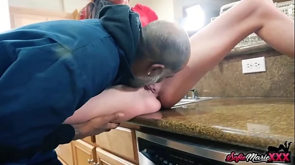 Hot MILF Sofie Marie Seduces Repairman For Interracial Sex videos