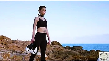 Boxer Tied Up And Spanked Before Rimming Her Dom Along The Balearic Sea - Real Domination videos